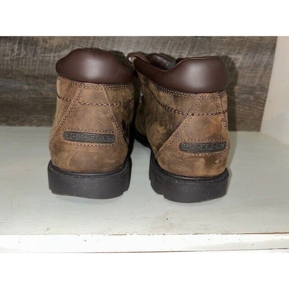 Rockport Shoes Men Size 11.5 M Brown Hydro Shield Waterproof Leather TruTECH - Picture 6 of 9